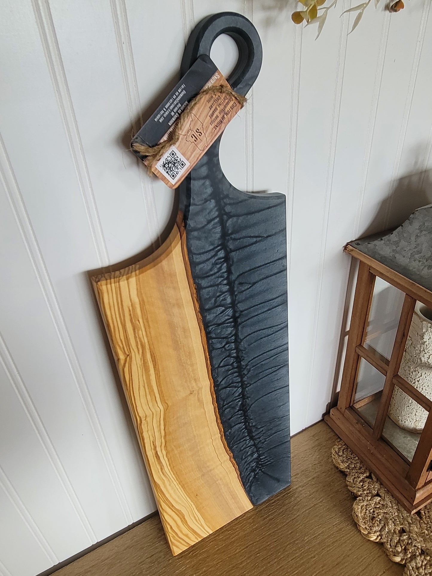 Resin and Wood Paddle Board