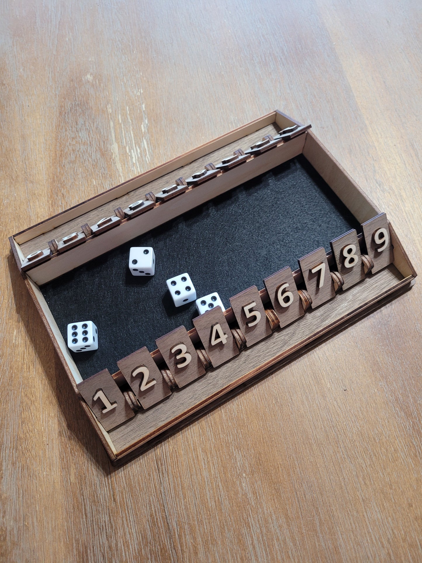 Shut the box game