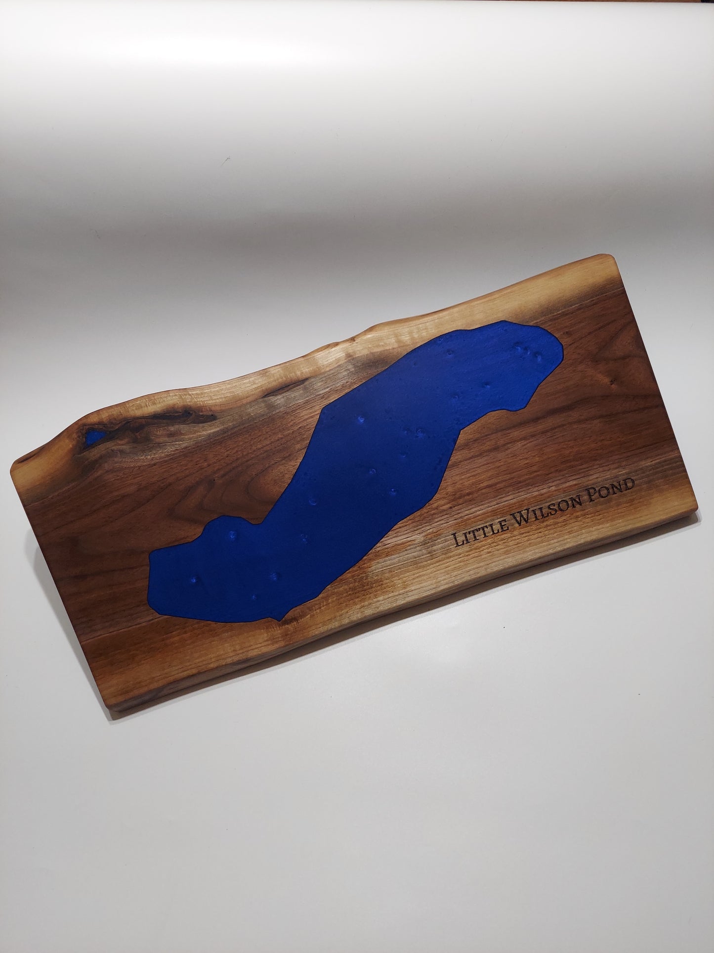 Custom Lake and Resin Charcuterie Board with Engraving