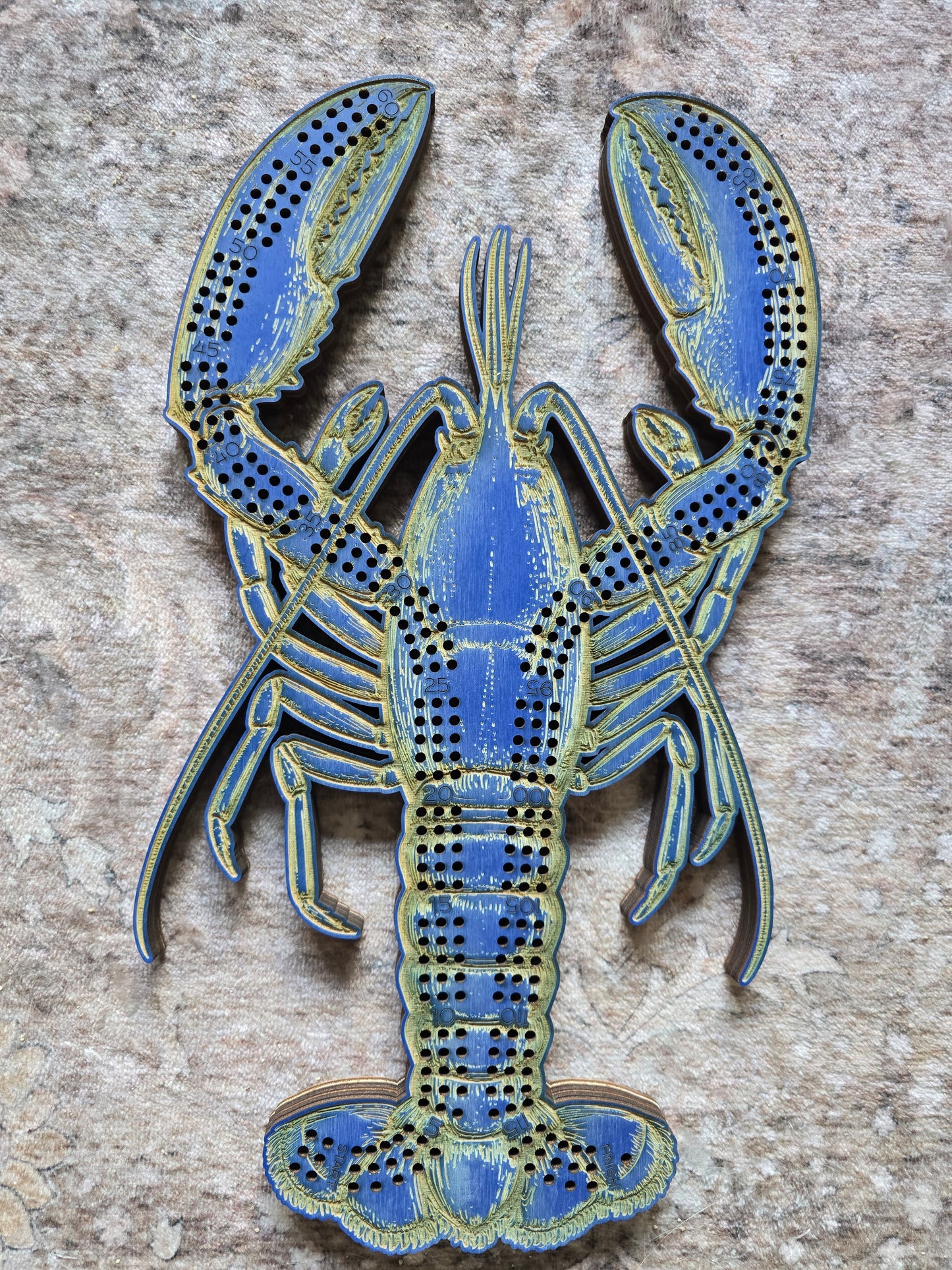 **Lobster π¦ Cribbage Board