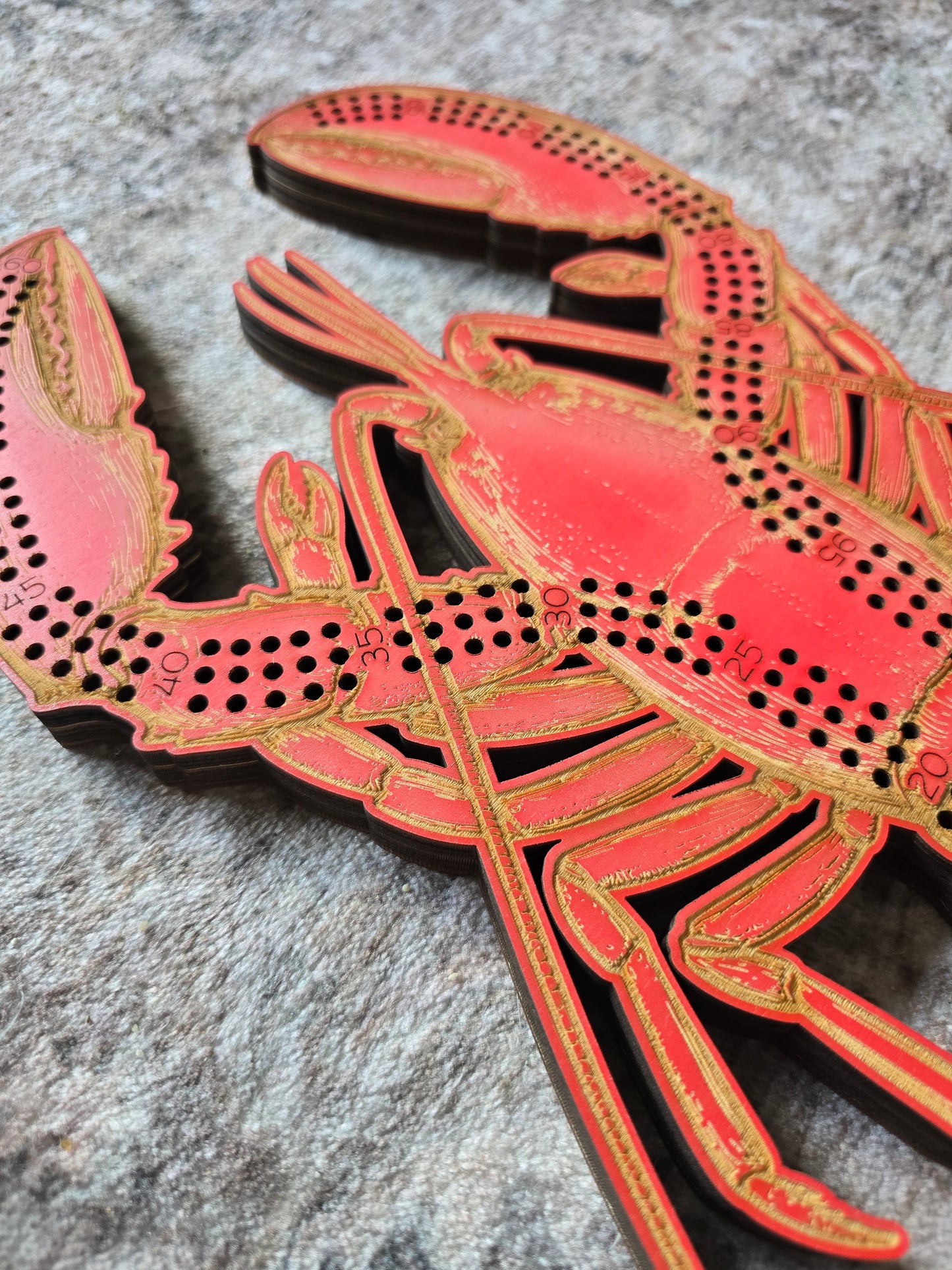 **Lobster π¦ Cribbage Board