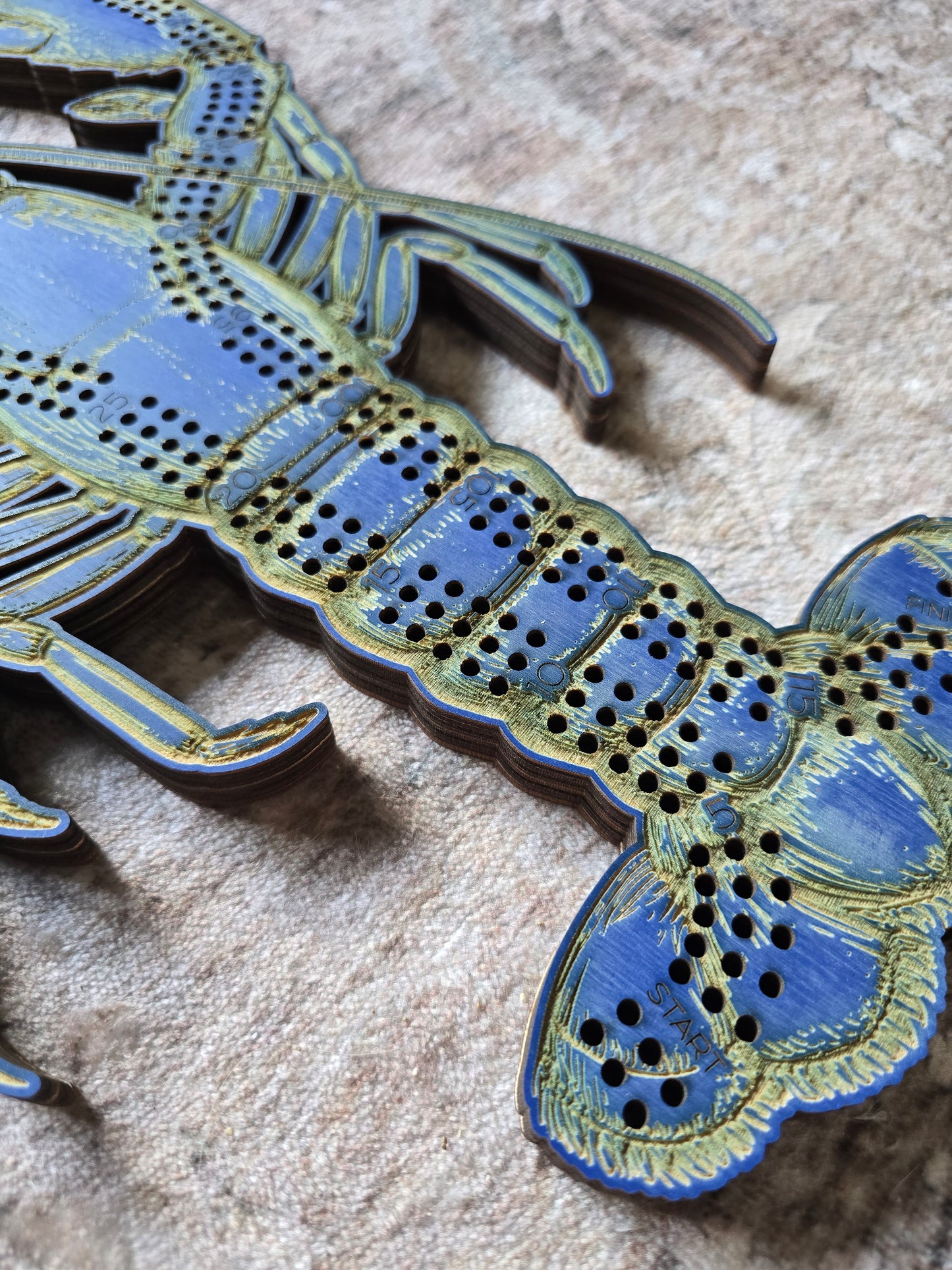 **Lobster π¦ Cribbage Board