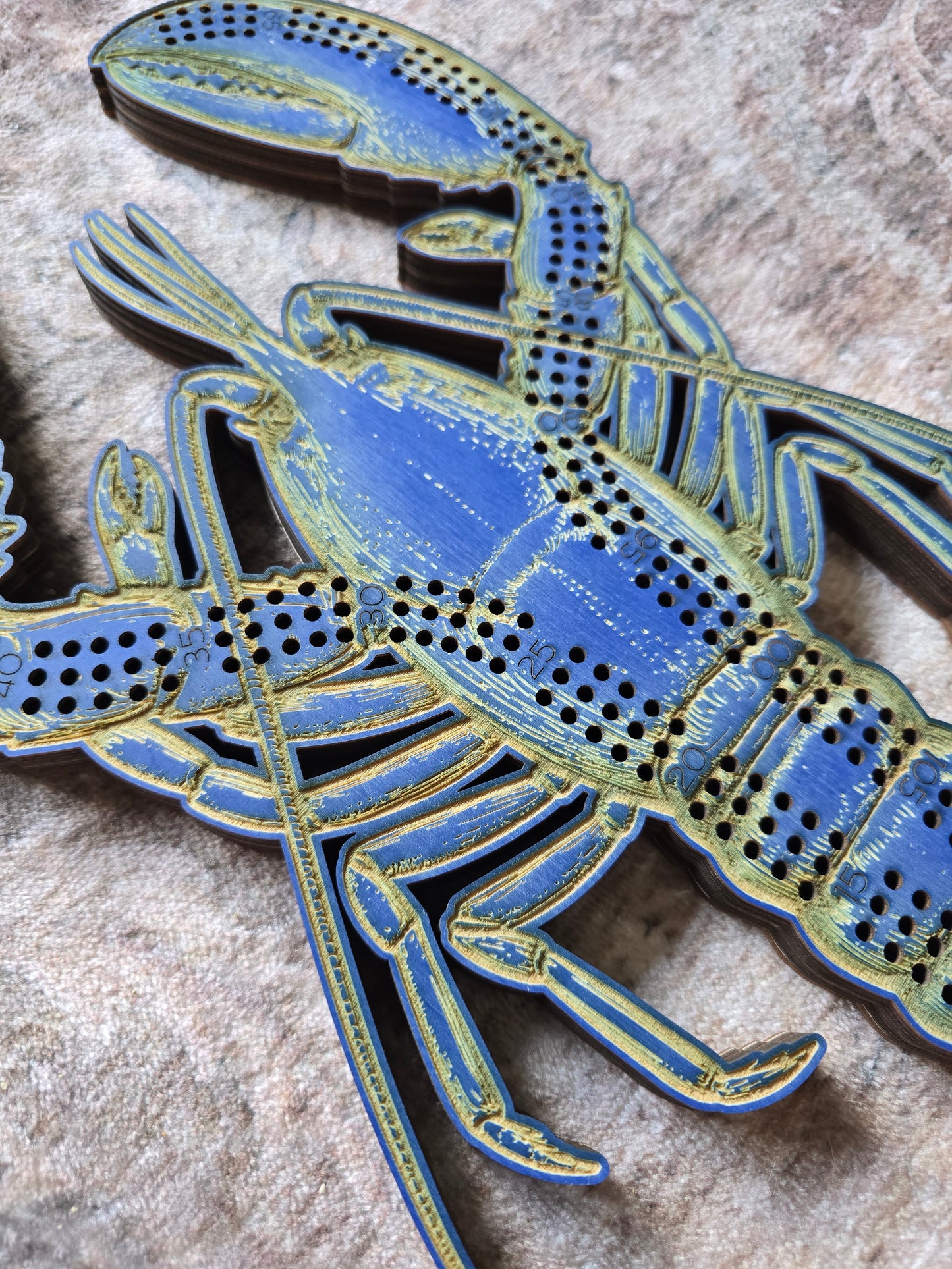 **Lobster π¦ Cribbage Board