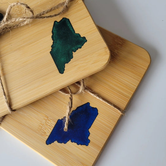 Small Resin Filled Bamboo Cutting Boards