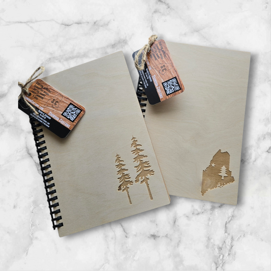 Refillable Wooden Notebook