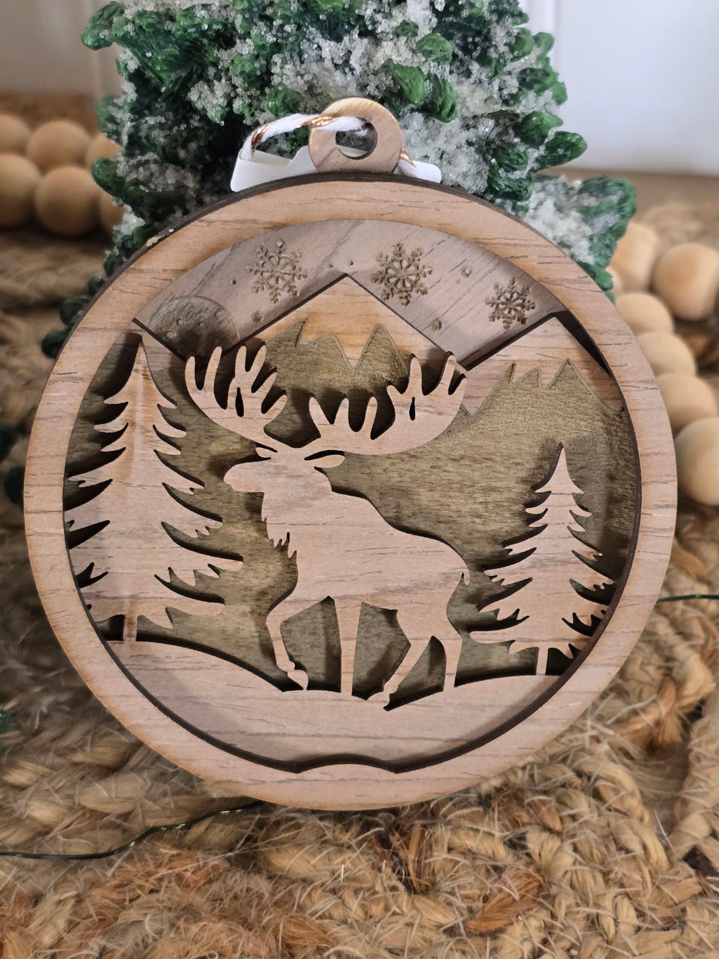 Wooden Christmas Ornaments