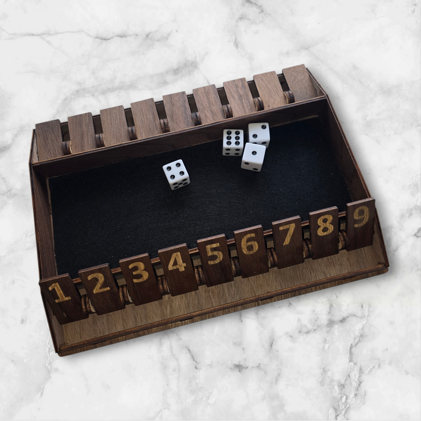 Shut the box game