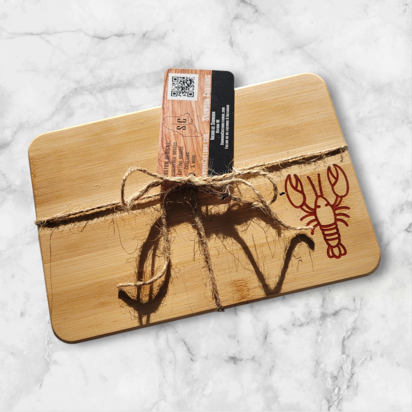 Small Resin Filled Bamboo Cutting Boards